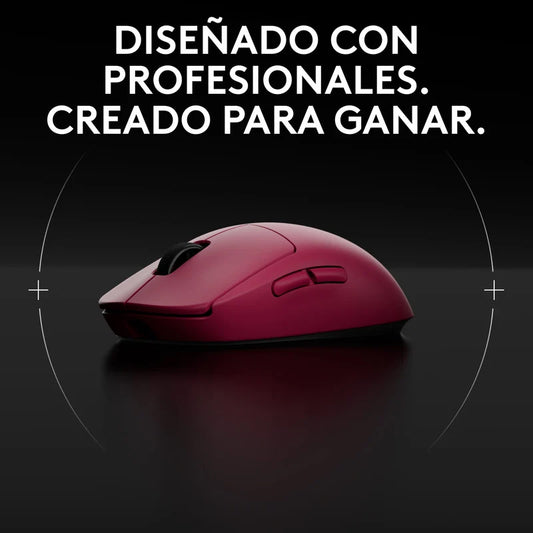Mouse Gaming Inalámbrico Logitech G Pro 2 LIGHTFORCE Magenta