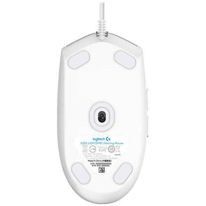 Mouse De Juego Logitech G Series Lightsync G203 Blanco