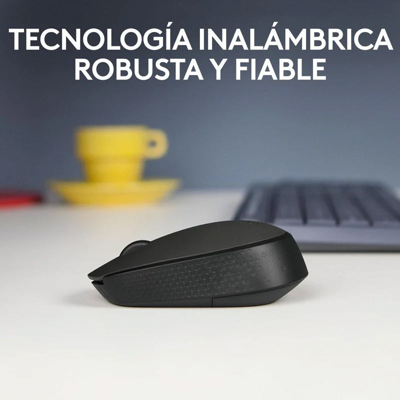 Mouse Inalámbrico Logitech M170 Usb Incluye Baterias Negro