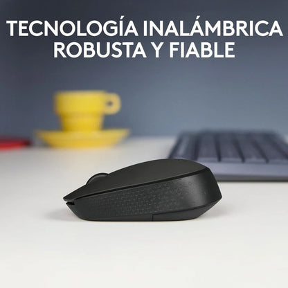 Mouse Inalámbrico Logitech M170 Usb Incluye Baterias Negro