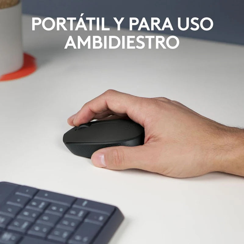 Mouse Inalámbrico Logitech M170 Usb Incluye Baterias Negro