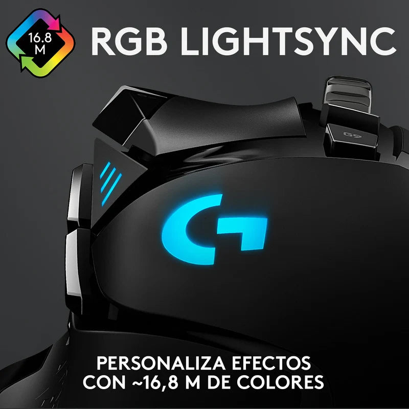 Mouse Gamer Logitech G502 HERO RGB 11 Botones Programable