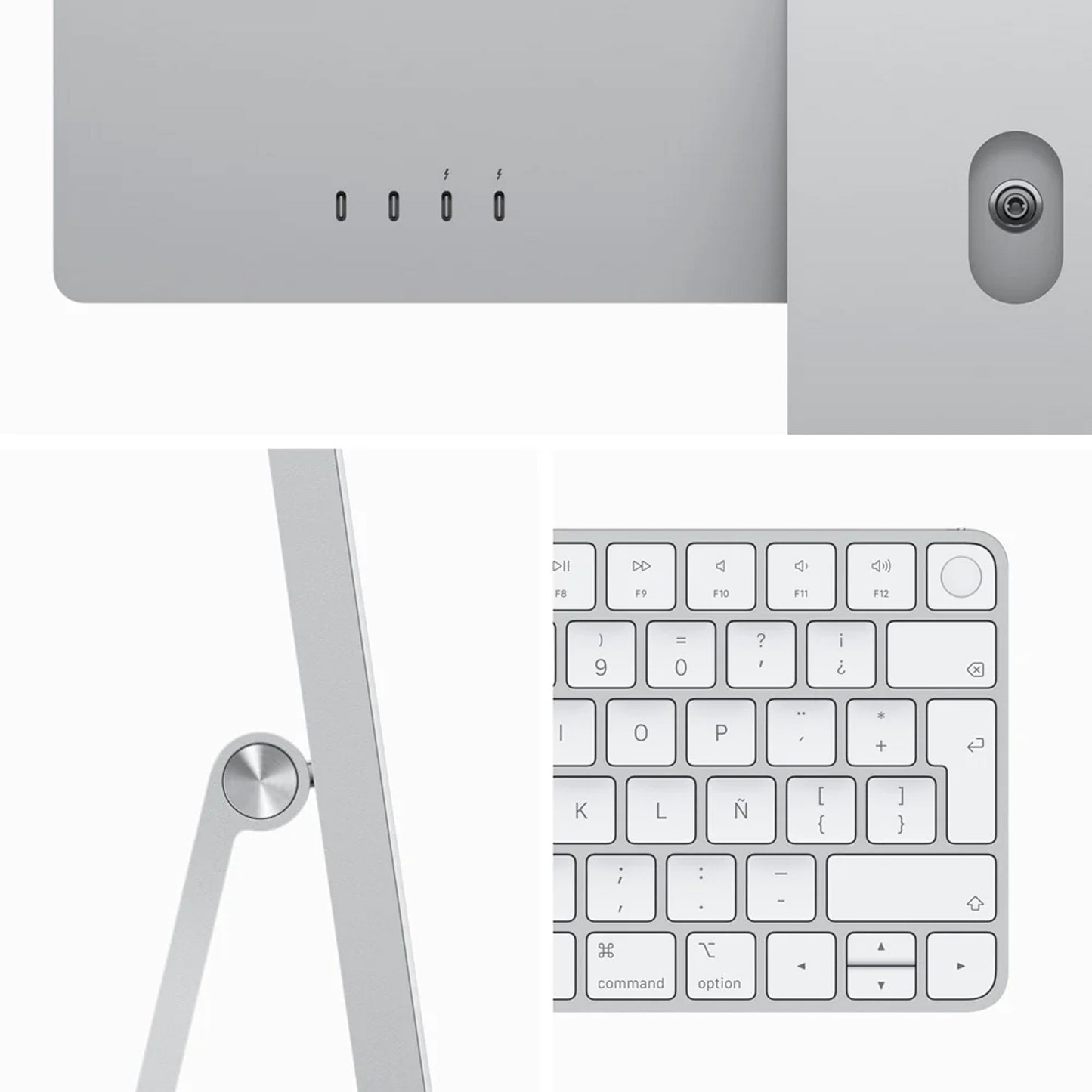 Todo en uno AIO Apple Imac M3 8GB 512GB Retina 24 - Gris