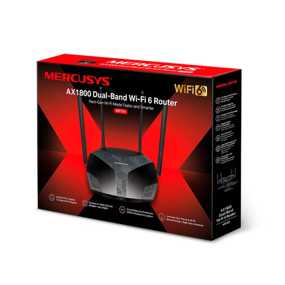 Router Mercusys MR70X Dual banda AX1800 Wifi 6