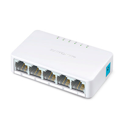 Switch De Escritorio 5 Puertos 10/100mbps Ms105 Mercusys