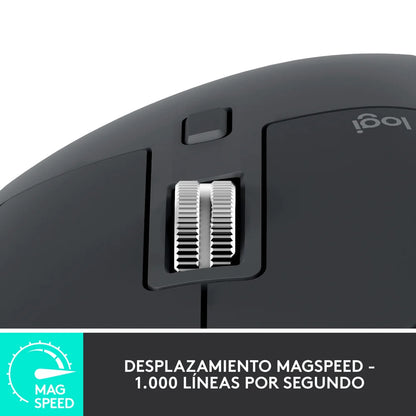 Mouse Logitech MX Master 3S Inalámbrico Bluetooth