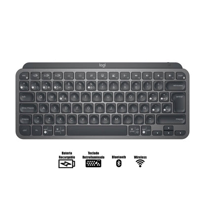 Teclado Logitech mx keys mini Bluetooth Win y Mac Español