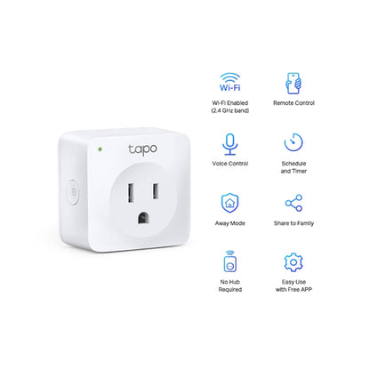 Enchufe Inteligente Tapo P100 Wifi Smart Plug 2 Und Tp-link