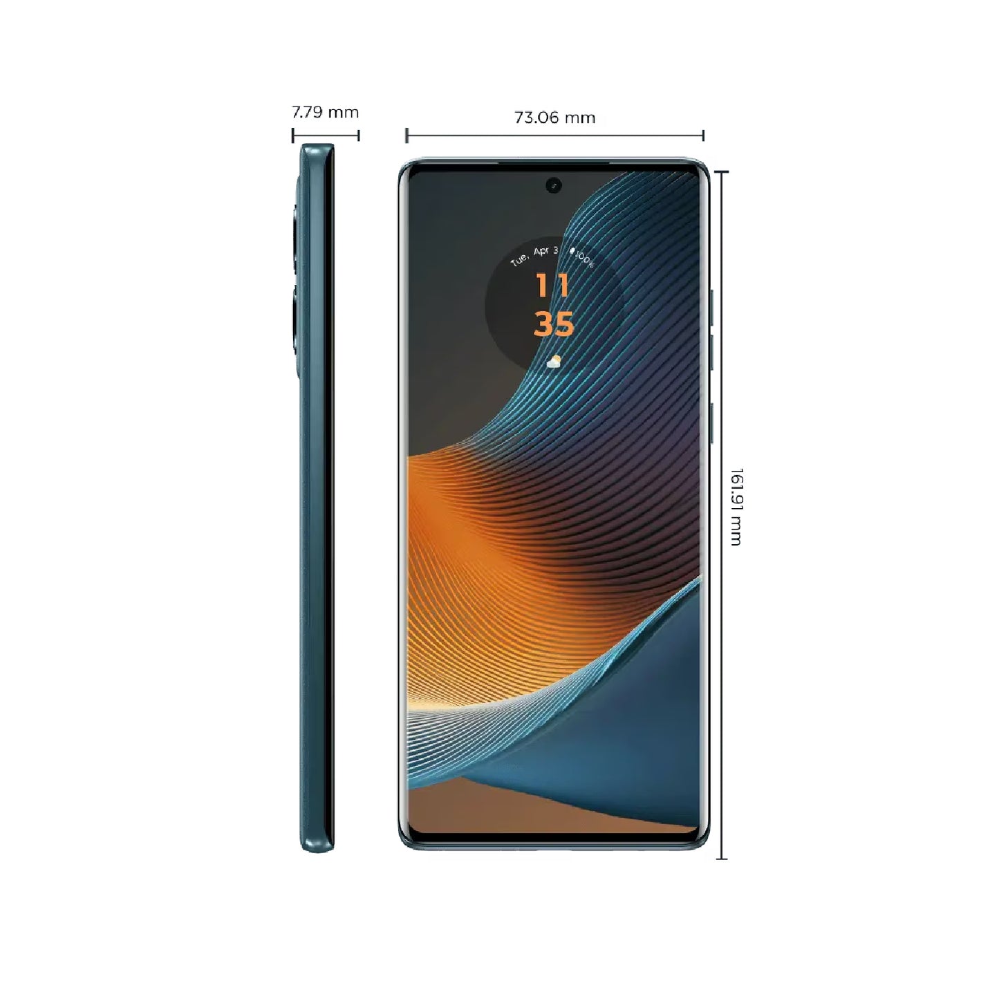 Celular Motorola Mobility Edge 50 Fusion 512GB 5G - Verde Azul