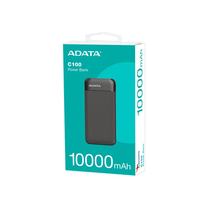 Power Bank Adata 10000 Mah C100 Multi Carga – Negro