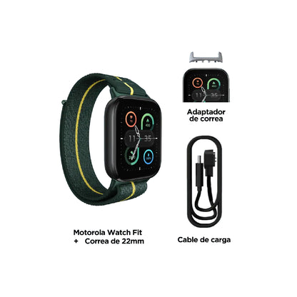 SamrtWatch Motorola Moto Watch Fit TREKKING GREEN