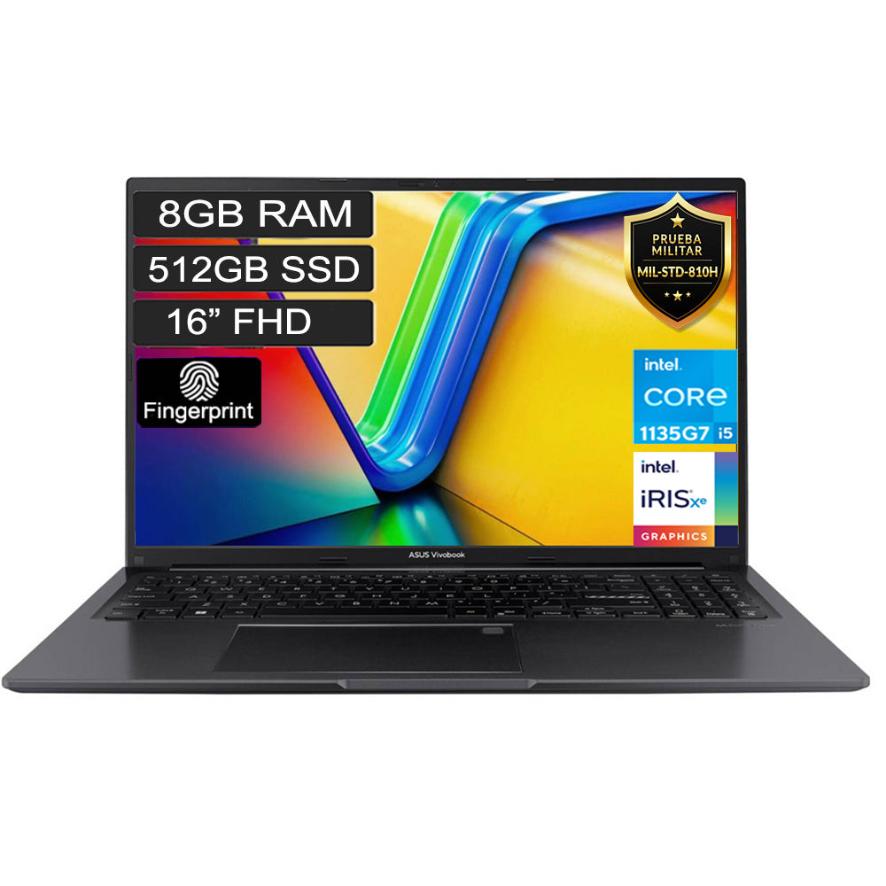 Portatil Asus X1605ea-mb087 Corei5-1135g7 8gb 512ssd 16'fhd
