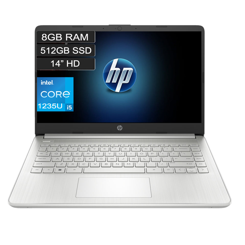 Laptop Hp 14-dq5016la Corei5 1235u 8gb 512gb 14 Plateado