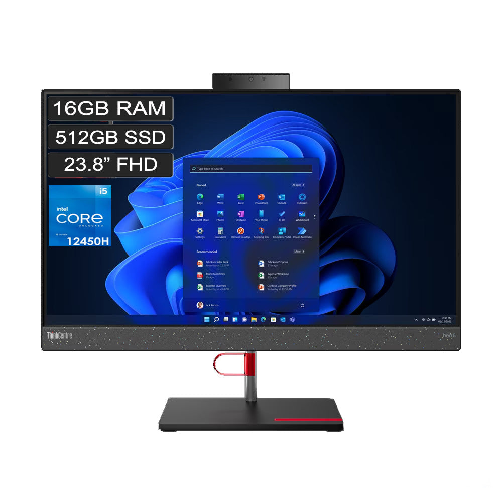 Lenovo Aio Thinkcentre Neo 50a Core I5 12450h 16gb 512gb Win