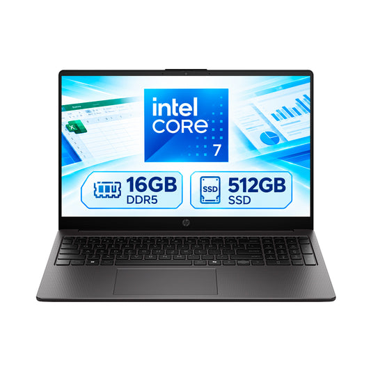 Portátil HP 250R G10 Core 7 150U 16GB 512GB SSD 15.6" Antirreflejo
