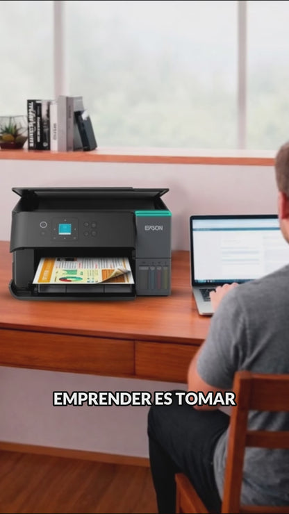 Impresora multifuncional 3 en 1 Epson EcoTank L4360 Wifi