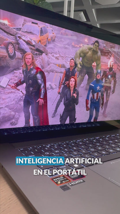 Portátil Asus UM560 Ryzen AI 9 HX 370 32GB 1TB Zenbook Touch