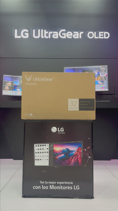 Monitor Gamer UltraGear LG 32” 32GS60QC-B QHD 180Hz 1ms