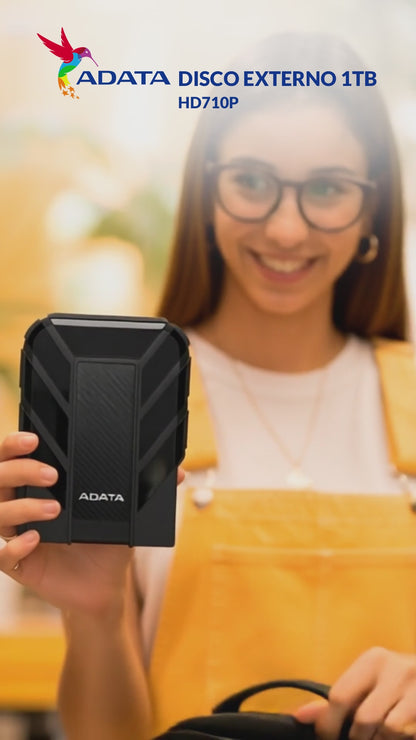 Disco Externo ADATA HD710P 2TB Antigolpes Sumergible Negro
