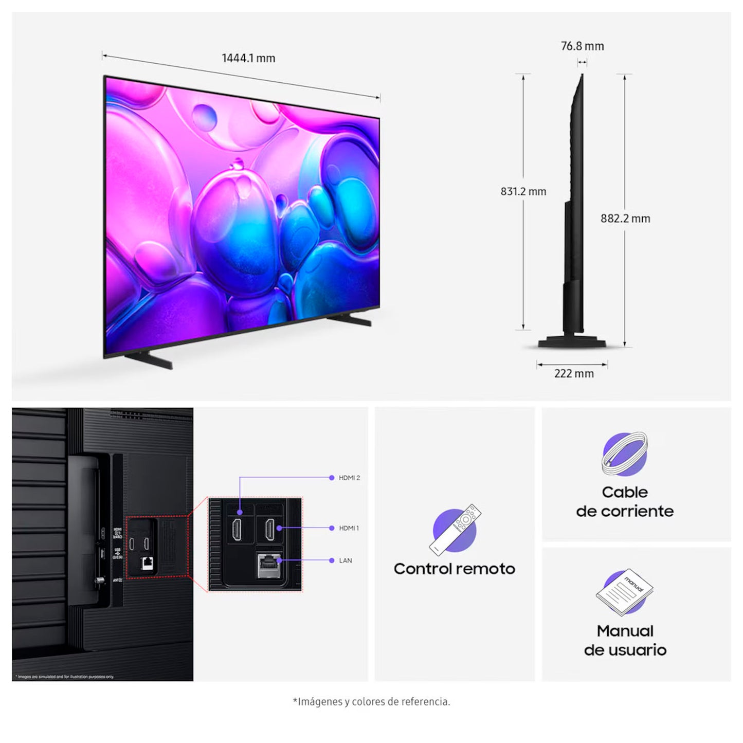Televisor Samsung 65" Smart TV QLED Q6F 4K