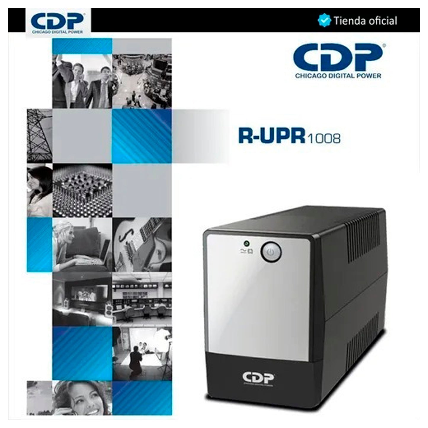 Ups Cdp R-upr 1008 1000va 1kva 8 Tomas