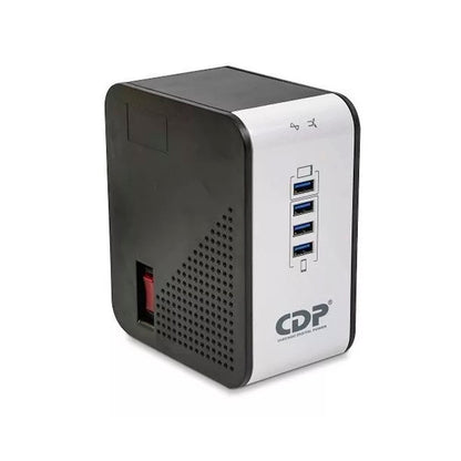 Regulador De Voltaje CDP R2CU-AVR 1000VA 8 Tomas / 4 Usb