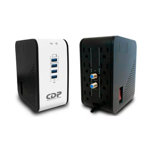 Regulador De Voltaje CDP R2CU-AVR 1000VA 8 Tomas / 4 Usb