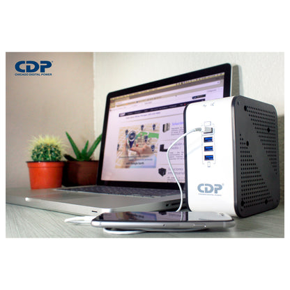 Regulador De Voltaje CDP R2CU-AVR 1000VA 8 Tomas / 4 Usb
