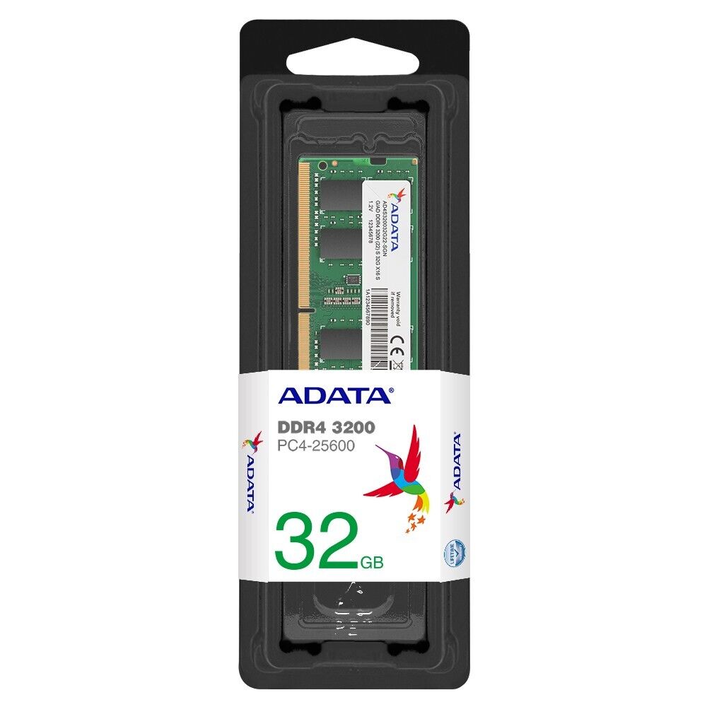 Memoria Ram 32gb 3200 Mhz Adata Para portátil Color Verde