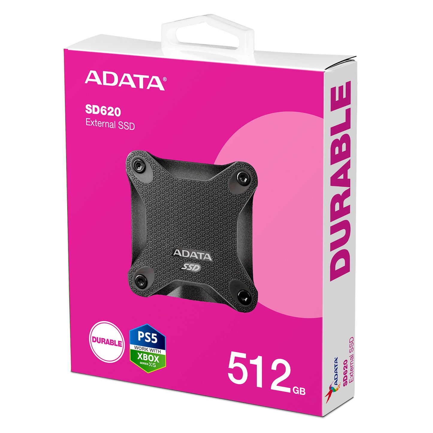 Disco sólido Adata externo SD620 512GB USB 3.2 Negro
