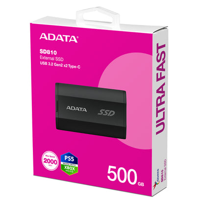 Disco Duro Externo Adata SD810 SSD 500GB USB-C