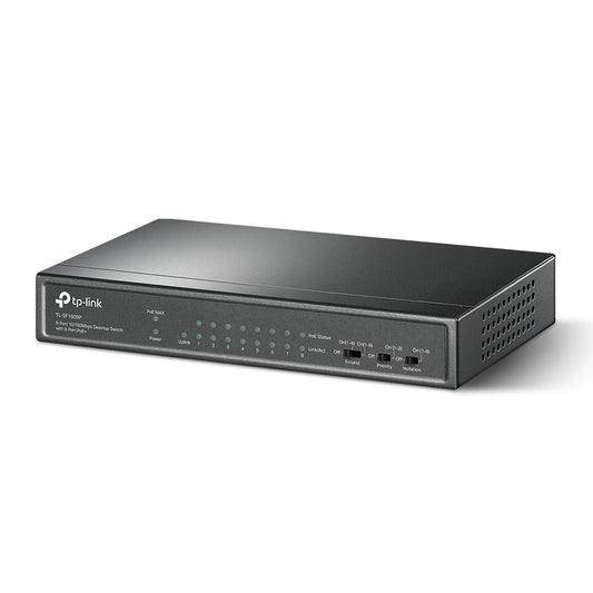 Switch Escritorio Tp-link Tl-sf1009p 8 Poe 9-port 10/100mbps
