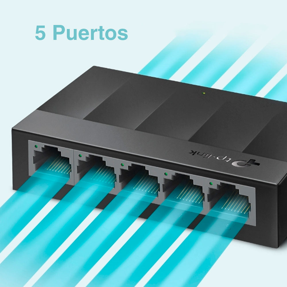 Switch De Escritorio Gigabit 5 Puertos Ls1005g Tp-link