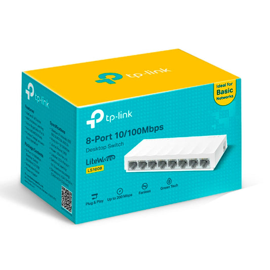 Switch De Escritorio 8 Puertos 10/100 Ls1008 Tp-link