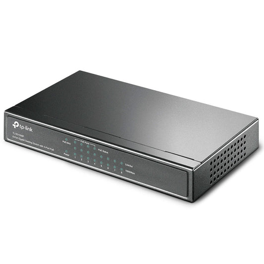 Switch Poe Tp-link Tl-sg1008p 8 Puertos Gigabit 55w