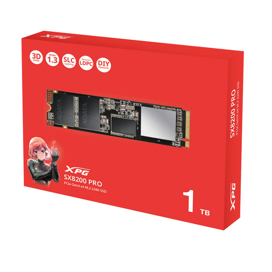 Disco Sólido Adata XPG SX8200 Pro M.2 Pci E.nvme Gen 3x4 1TB