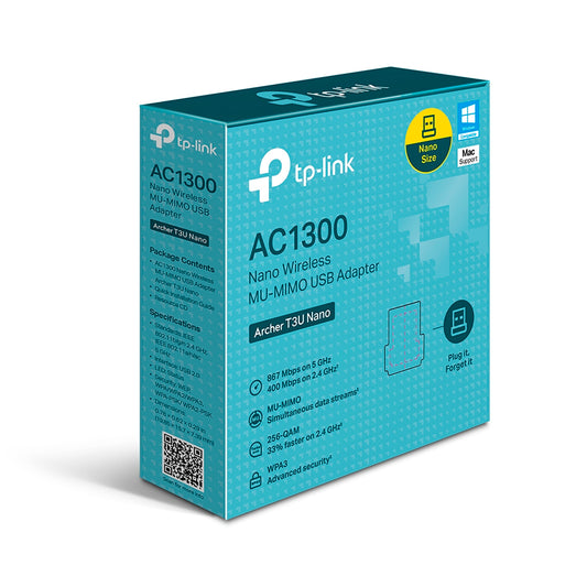 Adaptador Wifi Tp-link Archer T3u Nano Ac 1300 Mu-mimo