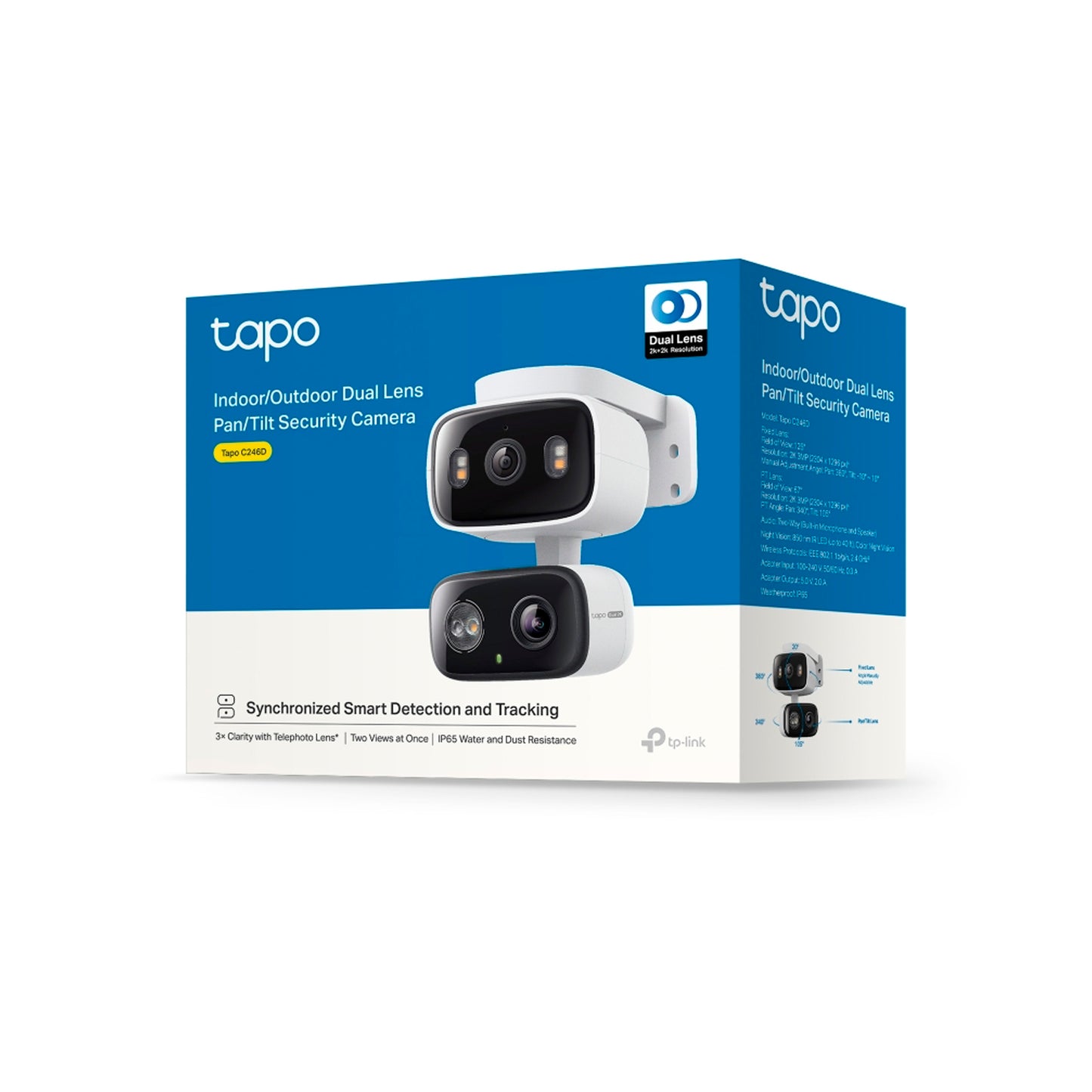 Cámara de seguridad TP-Link Tapo C246D Doble lente