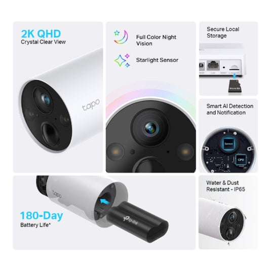 Cámara Tapo C420s1 Vigilancia Inalámbrica 2k Tp-link