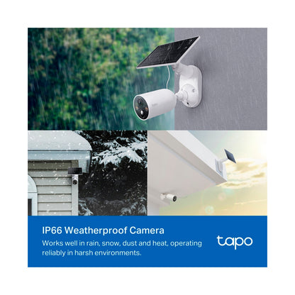 Kit Cámara Wi-fi Tp-link Tapo C425 2k Batería Panel Solar