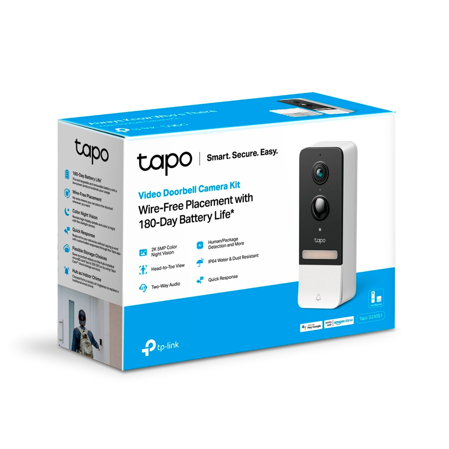 Cámara De seguridad Inteligente Tapo Tp-link D230s1 2k 5mp