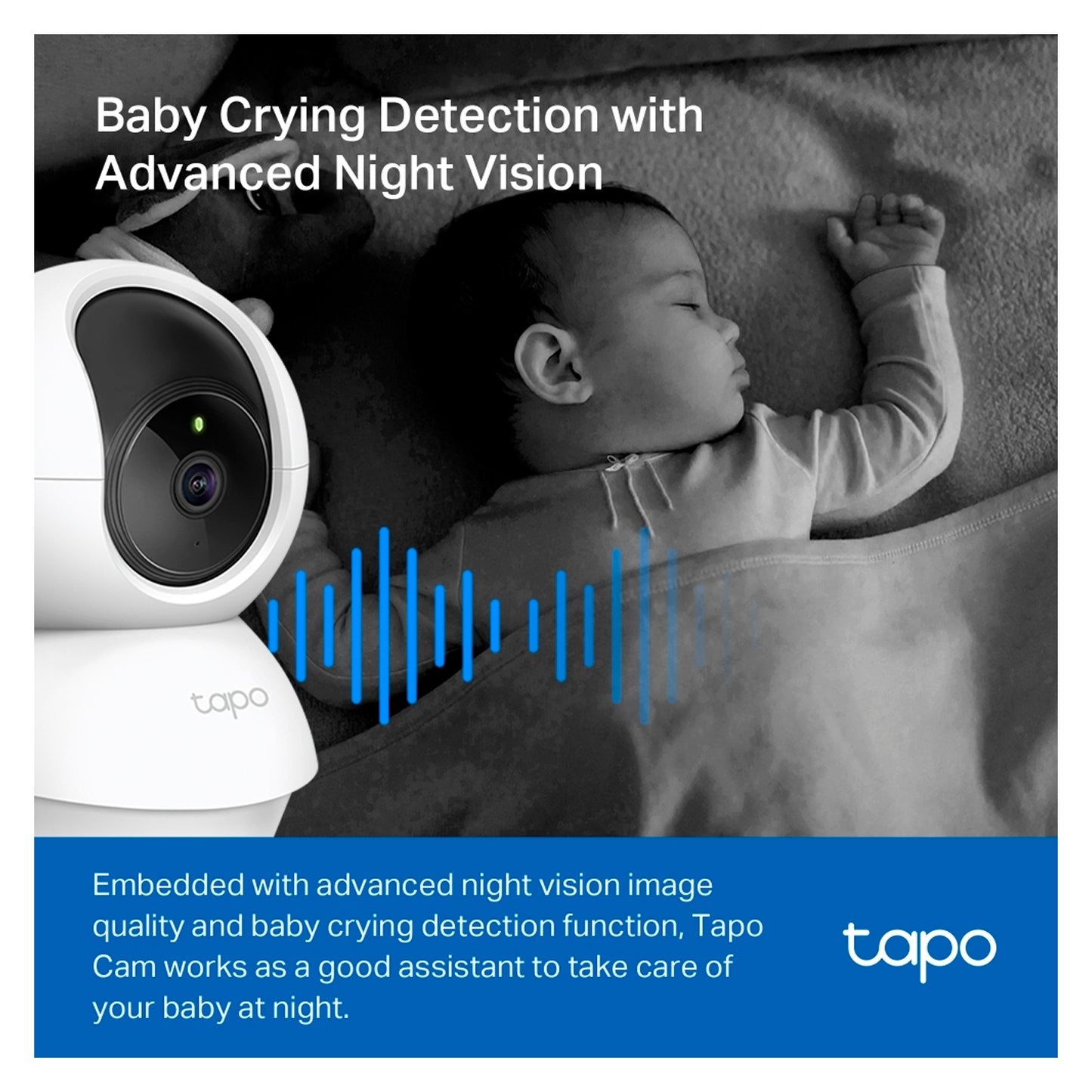 Cámara De Seguridad Tp-link TC70 Wifi 360° FHD x 3 Unidades