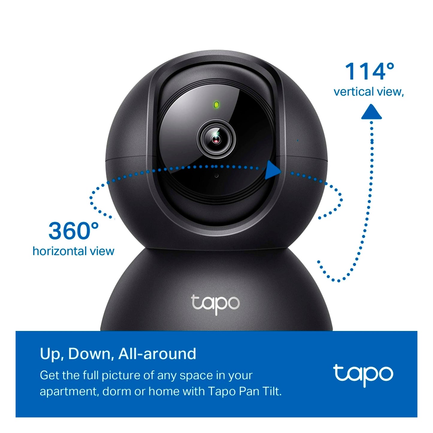 Cámara de seguridad TP-link Tapo C211 360 2K Negra