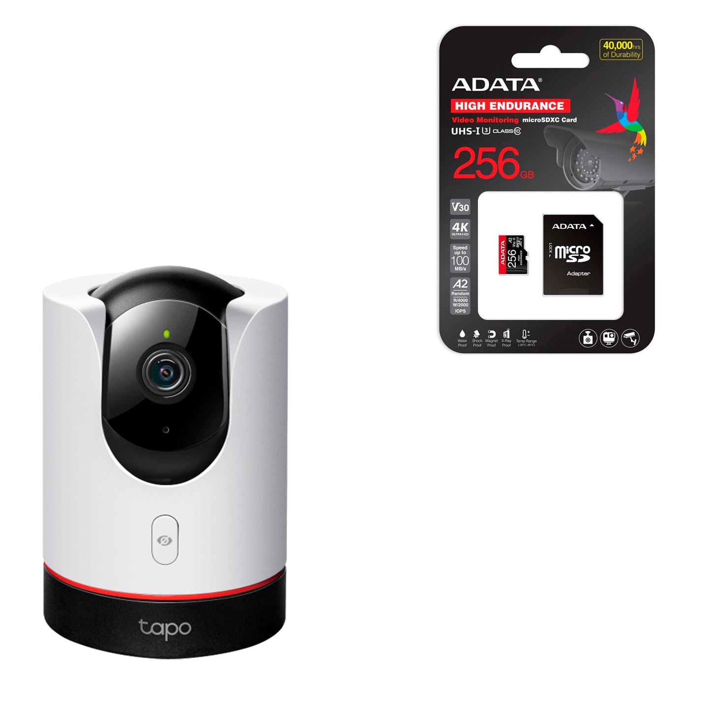 Cámara Tapo C225 Vigilancia Visión Nocturna TP-Link + 256GB