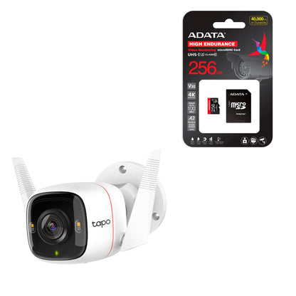 Cámara Tapo C320 Vigilancia Exterior Wi-fi Tp-Link + 256GB