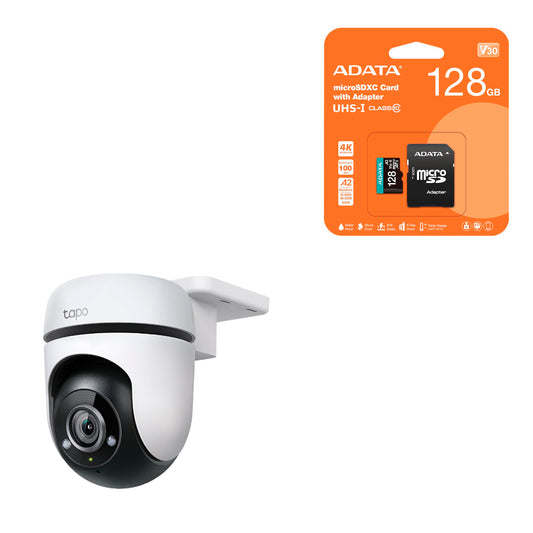 Cámara Tapo C500 Vigilancia Wifi Fhd 360° Tp-link + 128GB