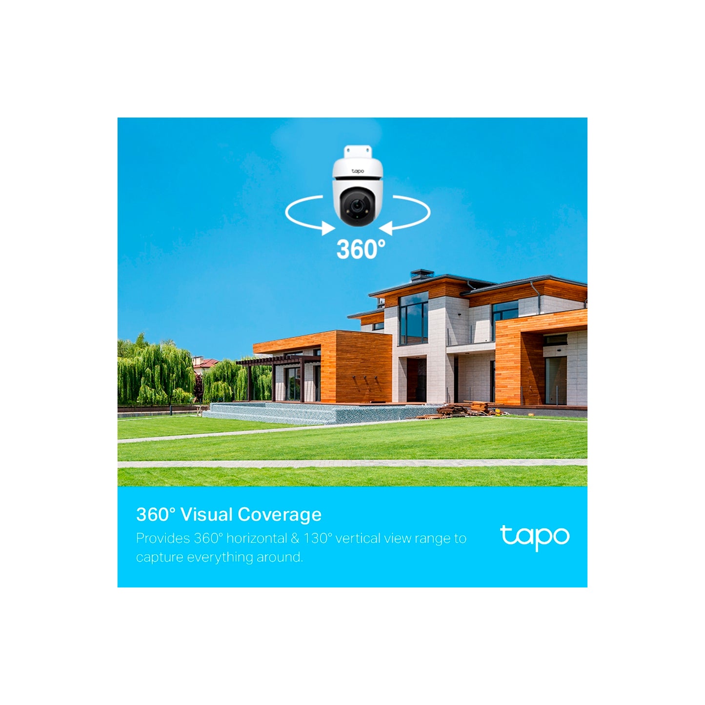 Camara Vigilancia Wifi Tp-link TC40 Exterior Fhd 360°
