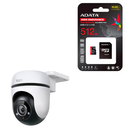 Cámara De Seguridad Tapo C500 Wi-fi Audio Tp-Link + SD 512GB