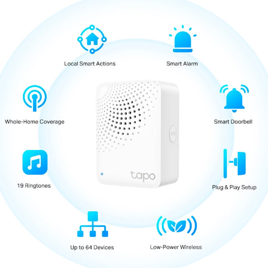 Smart Hub Tp-link Tapo H100 Con Timbre Incorporado