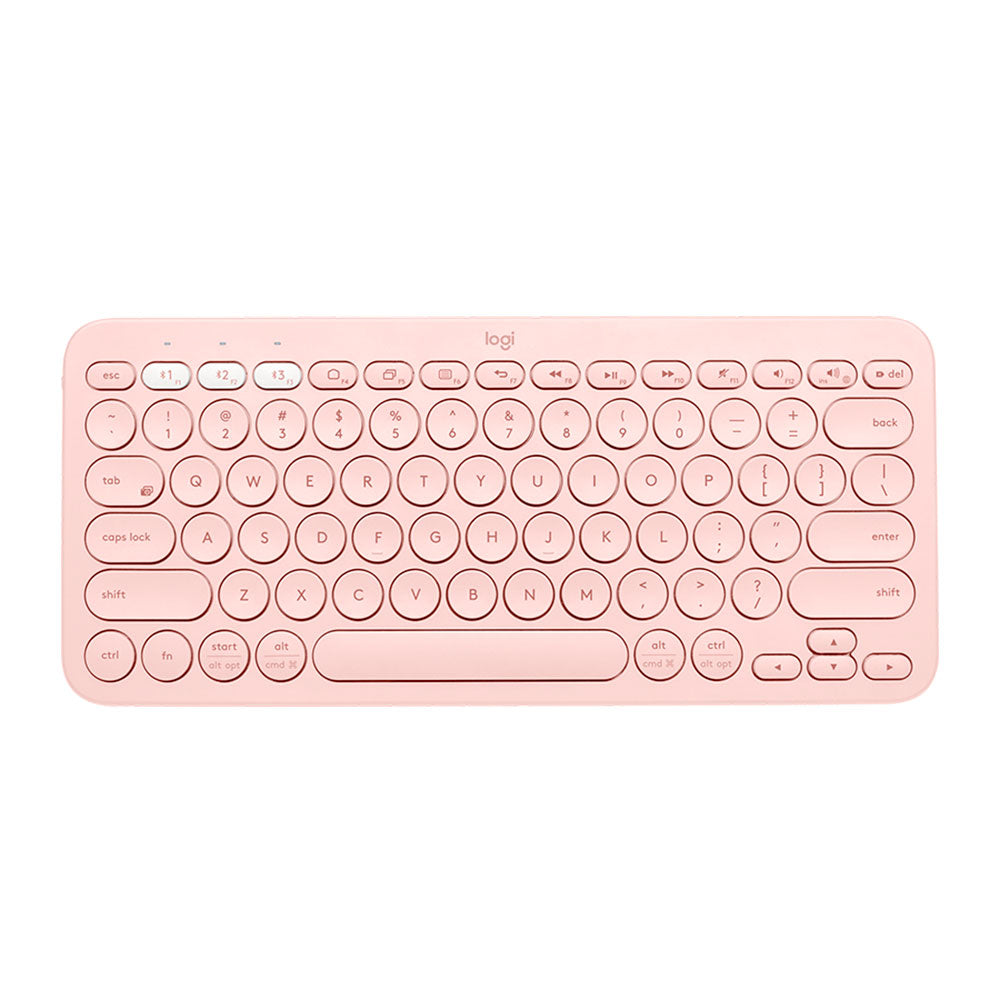 Teclado Bluetooth Logitech K380 Qwerty Español Color Rosa